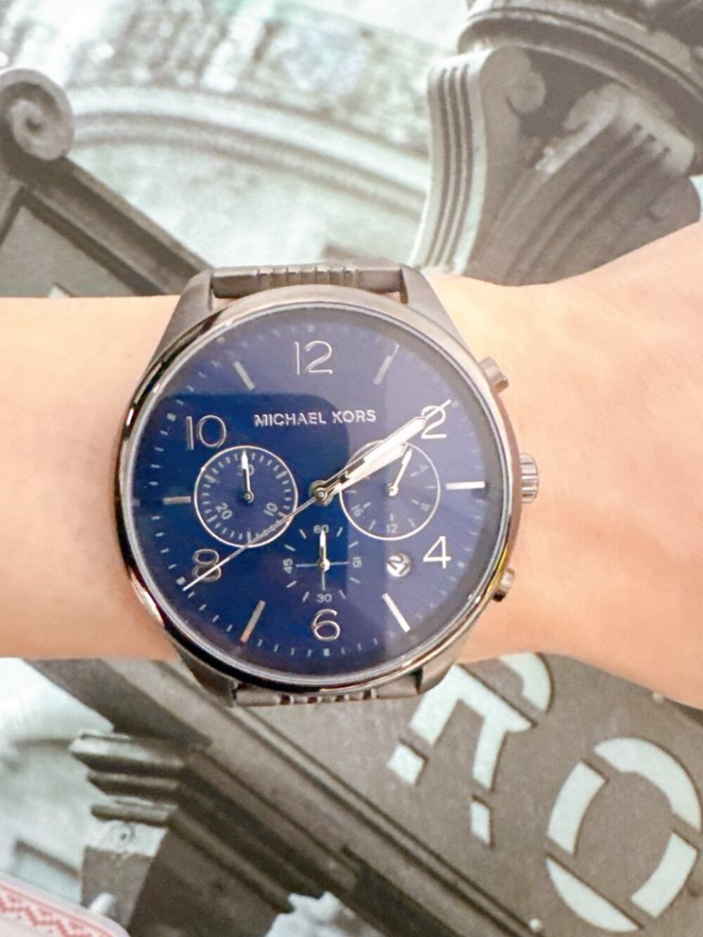 Michael Kors MK8639 Merrick Gunmetal-Tone Watch
